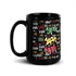 Yah Black Glossy Mug